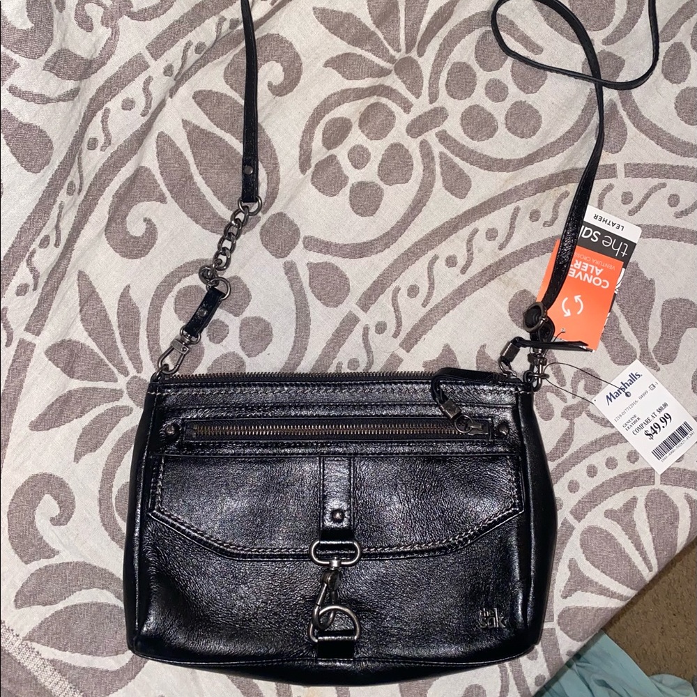 The Sak Black leather purse NWT
